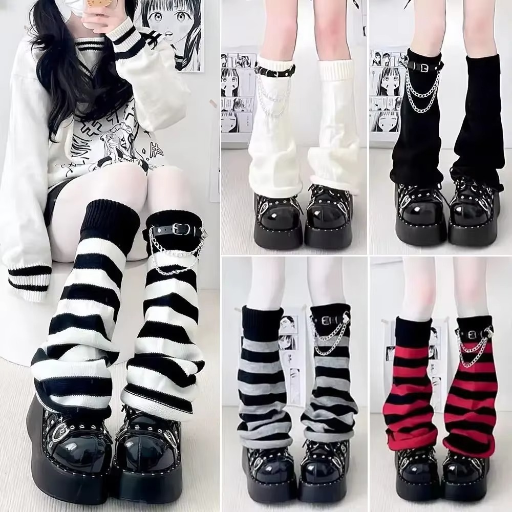 Boot Sock Slouchy - Gothic Harajuku Knit Leg Warmers Slouchy