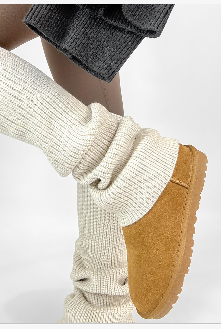 New Women's Leg Warmers Knitte - Boot Sock Slouchy recension och pris